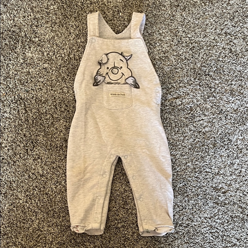 Winnie the Pooh Baby Fleece Overalls